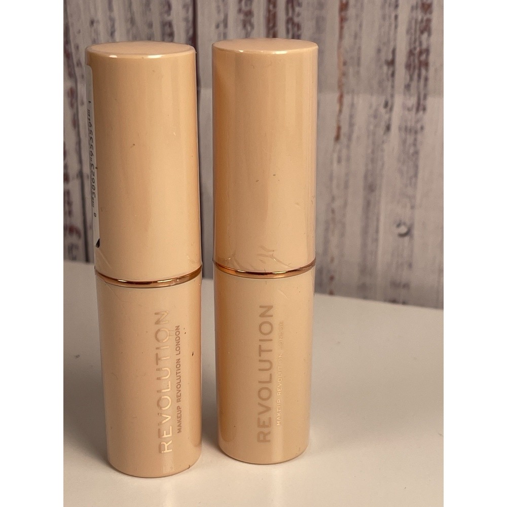 Pack of 2 Makeup Revolution Beauty Fast Base Stick Foundation, F2